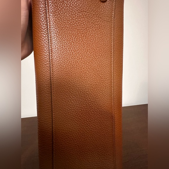 Coach Darcie Carryall F2348-CM100 Leather Suede Redwood Brown - Picture 9 of 16